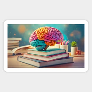 Colorful intellect Sticker